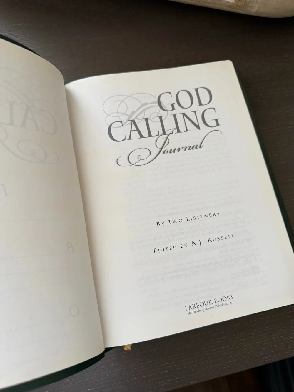 God Calling Deluxe Devotional Prayer Journal A.J. Russell Unused